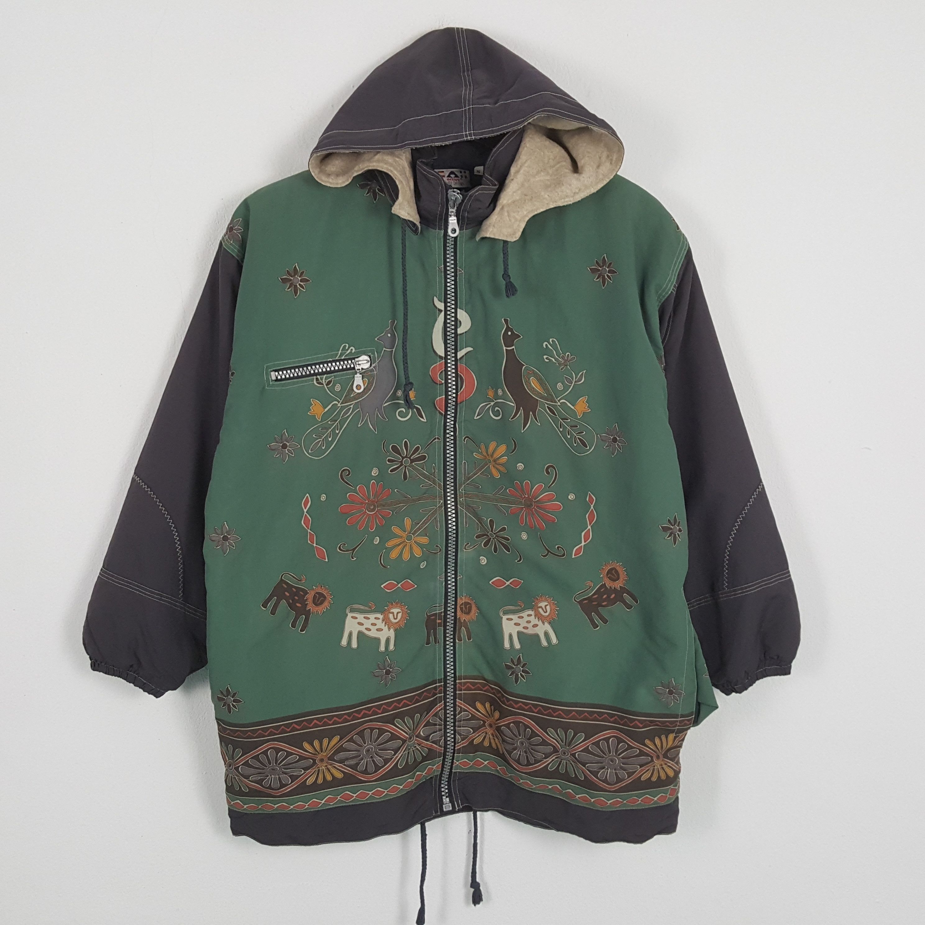 Vintage ART Design Style Streetwear Jacket Size US XL / EU 56 / 4 - 1 Thumbnail