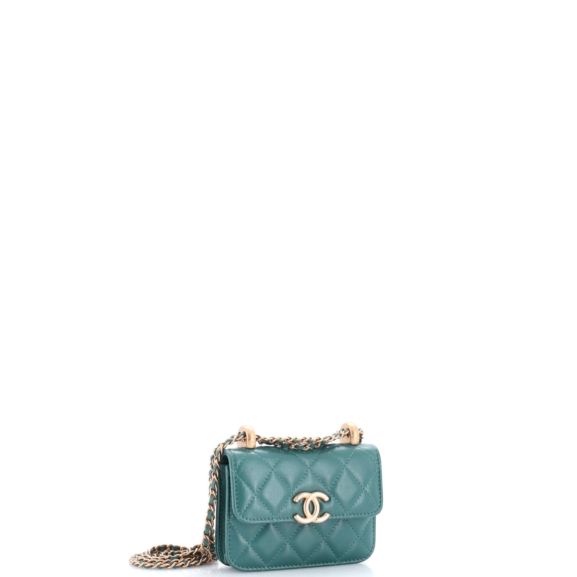 Chanel Perfect Fit Flap Coin Purse with Chain Quilted Calfskin Size ONE SIZE - 1 Thumbnail