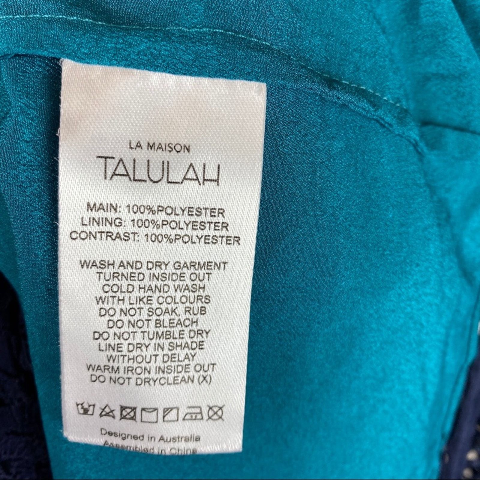 Nordstrom NEW Talulah Roseate Teal Mini Lace Cocktail Dress Small Size S / US 4 / IT 40 - 8 Thumbnail