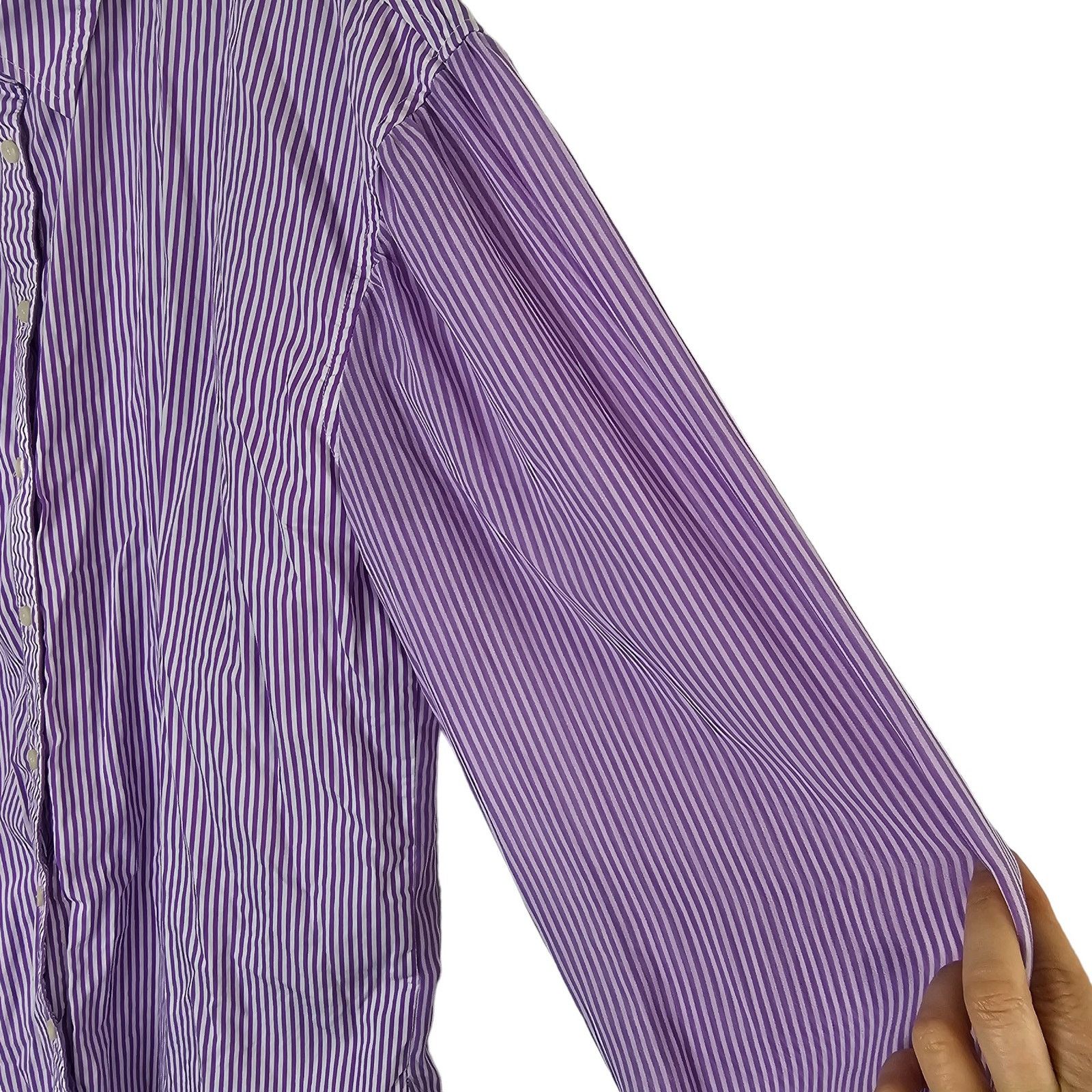 Lauren Ralph Lauren Lauren Ralph Lauren Womens Striped Top Size M Classic Career Size M / US 6-8 / IT 42-44 - 4 Thumbnail