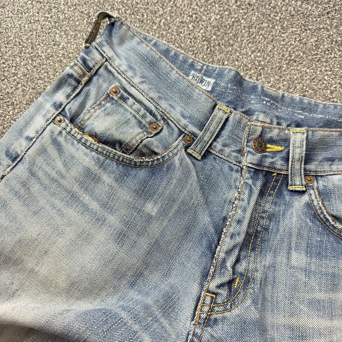 Edwin Vintage 90s Japanese Baggy Flared Edwin 503 Destroyed Size US 30 / EU 46 - 14 Thumbnail
