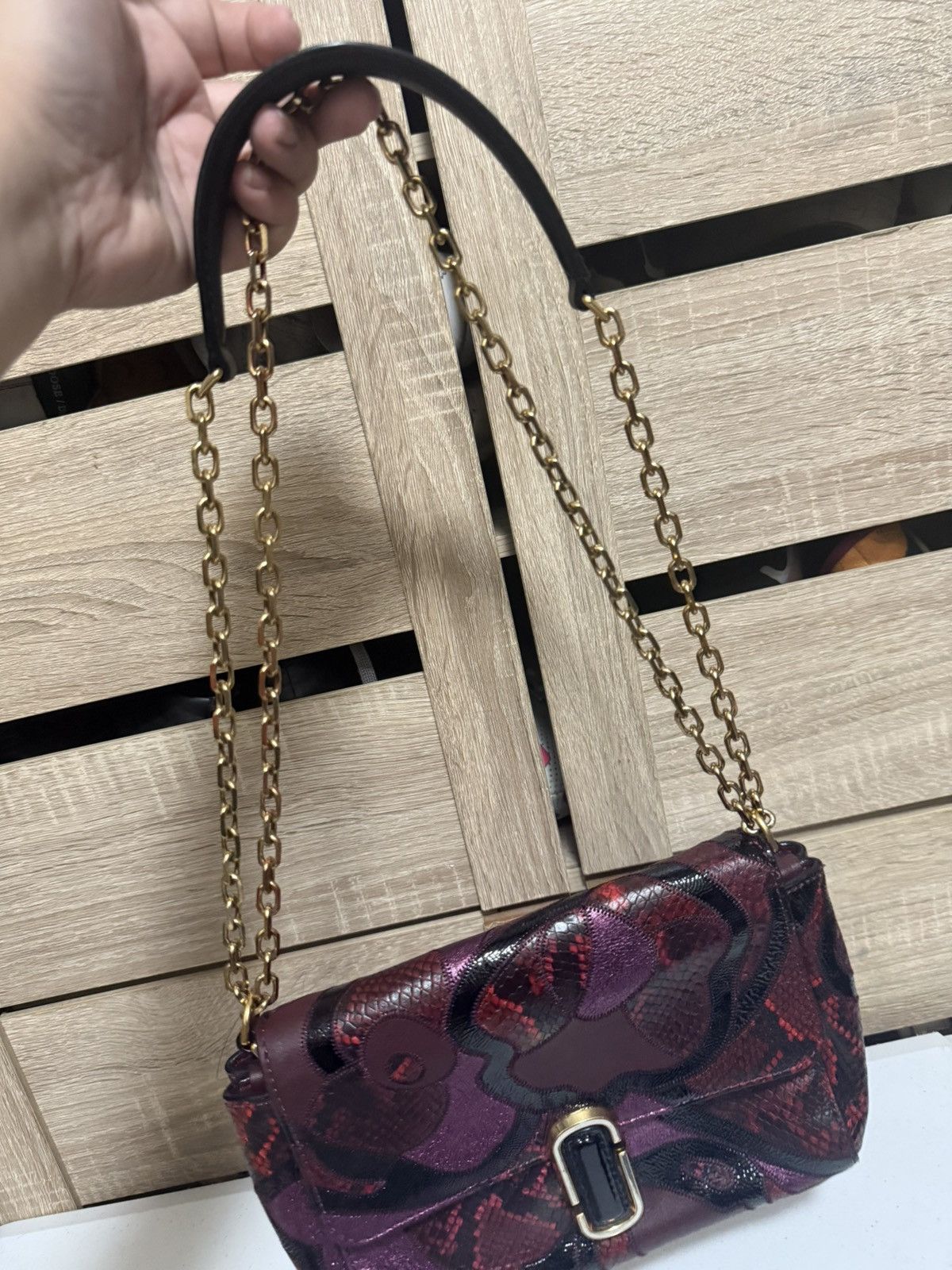 Marc Jacobs Marc Jacobs Snake Patchwork Crossbody Bag Size ONE SIZE - 9 Thumbnail
