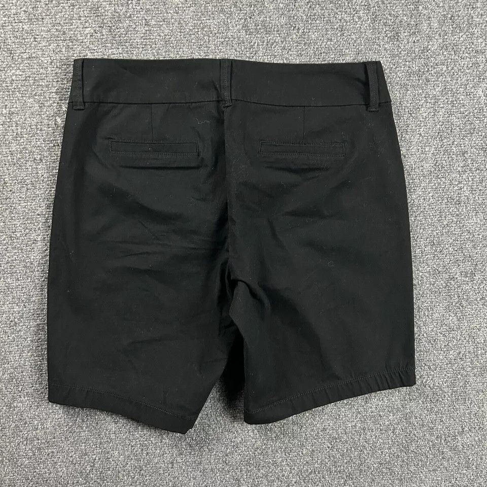 J.Crew J Crew Shorts Womens 8 Black Chino Casual Hook & Eye Cotton Size 30" / US 8 / IT 44 - 5 Thumbnail