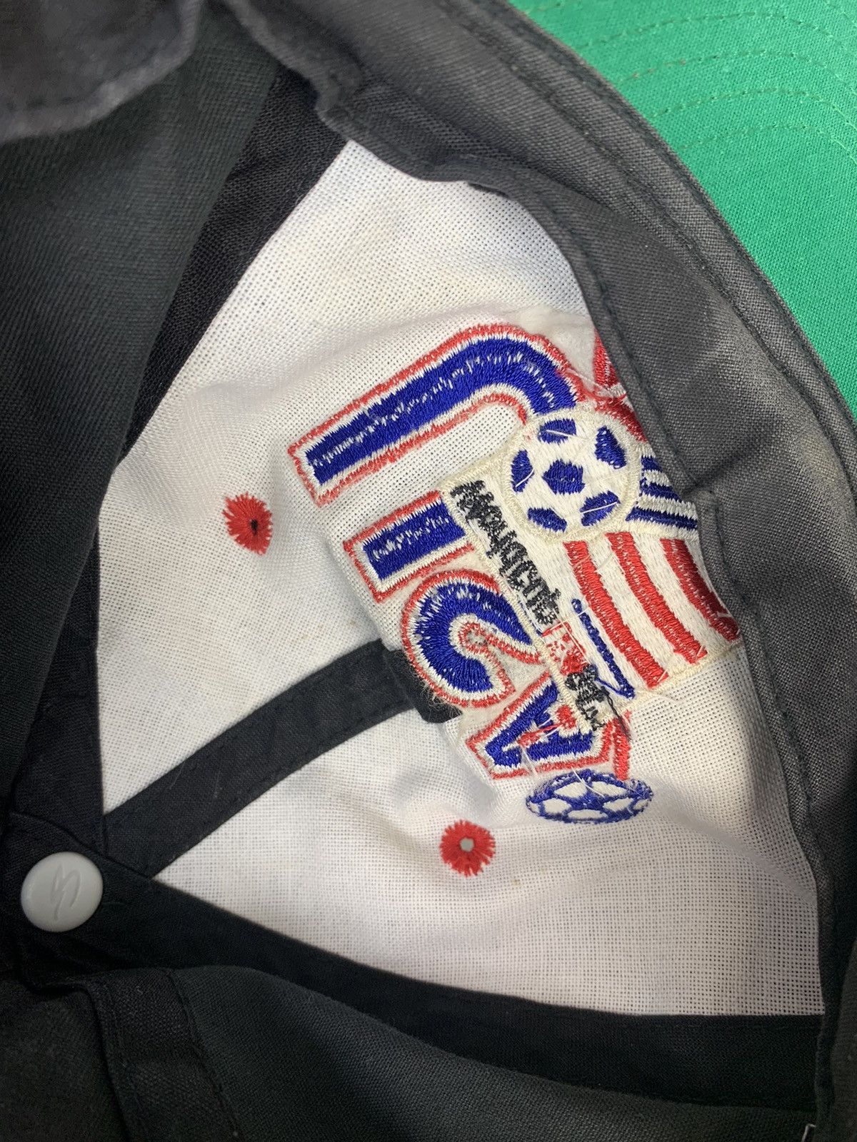 Vintage Vintage World Cup USA 94 Trashed Cap Hat Size ONE SIZE - 17 Thumbnail