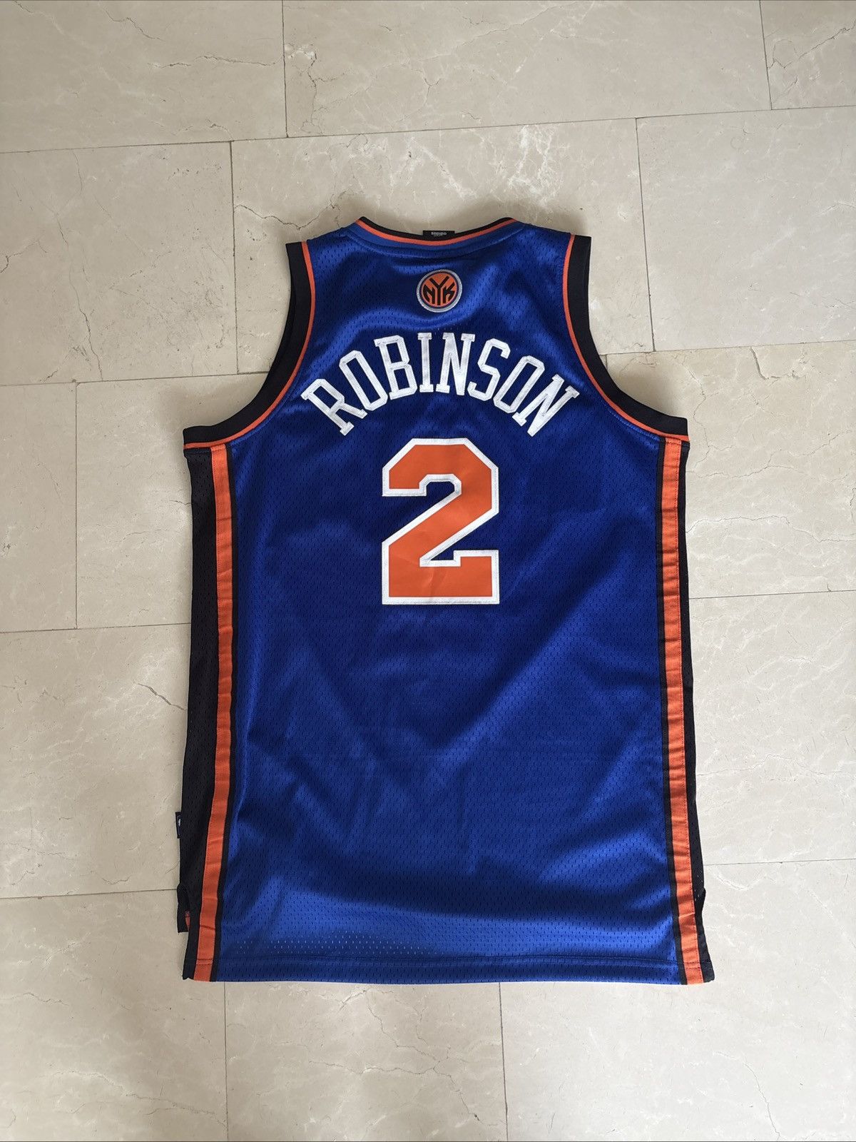 Adidas × NBA × Vintage RARE NBA Adidas New York Knicks Nate Robinson Jersey #2 Blue Size US L / EU 52-54 / 3 - 8 Thumbnail