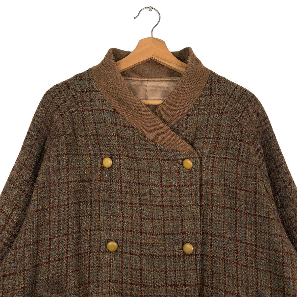 Jean Charles De Castelbajac 🔥VINTAGE WOOL HERRINGBONE BOMBER JACKET TARTAN DESIGN Size US M / EU 48-50 / 2 - 3 Thumbnail