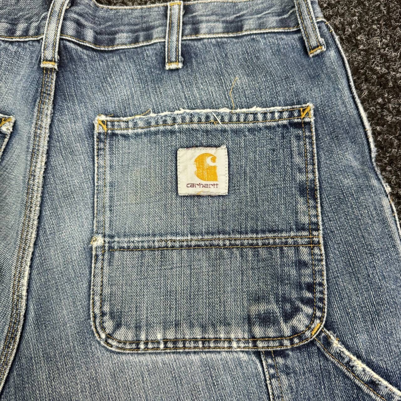 Carhartt Carhartt carpenter distressed denim jeans skater avant-garde Size US 32 / EU 48 - 5 Thumbnail