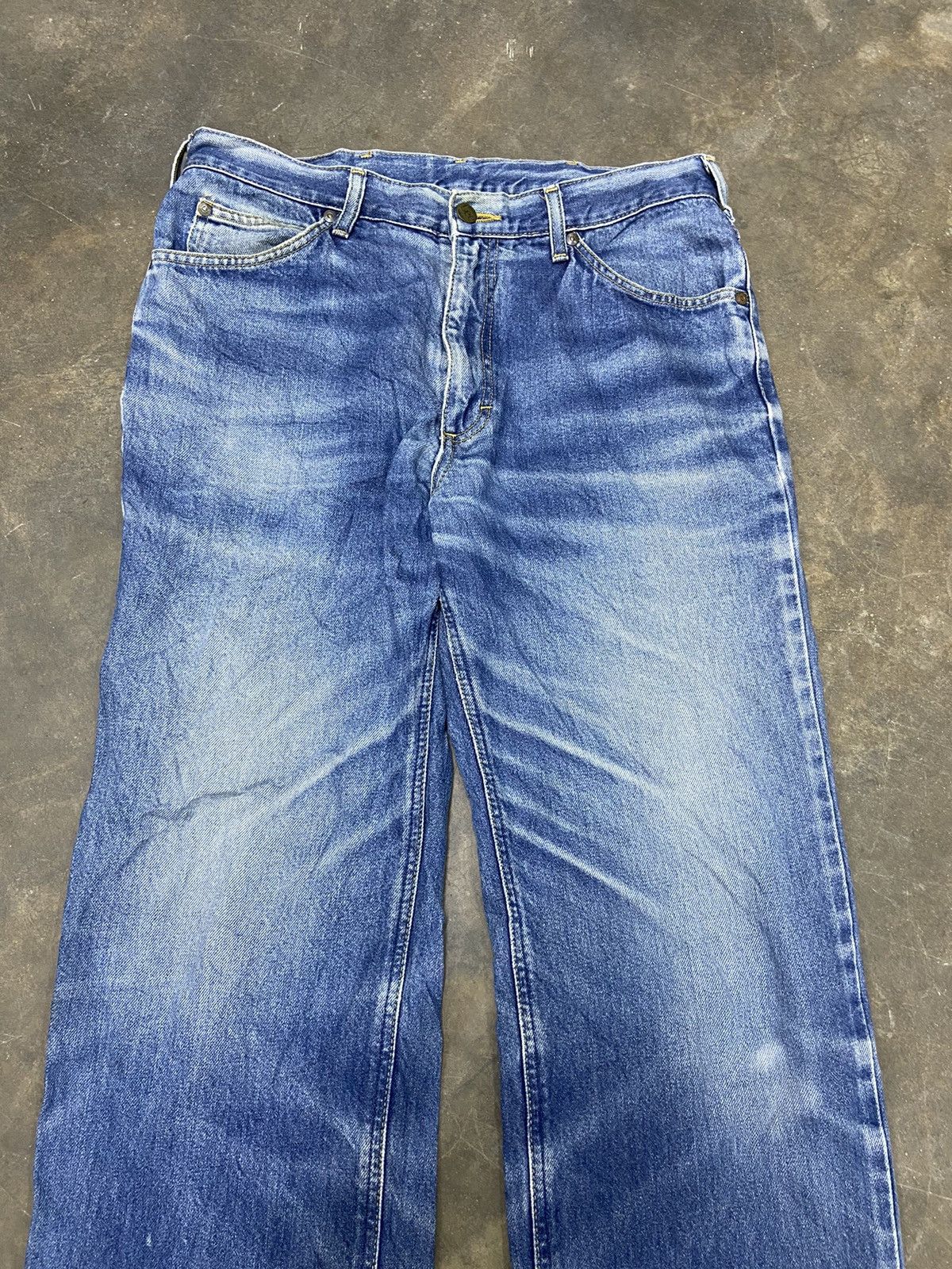 Lee 🔥 Vintage LEE jeans faded blue street fashion distressed Size US 32 / EU 48 - 2 Thumbnail