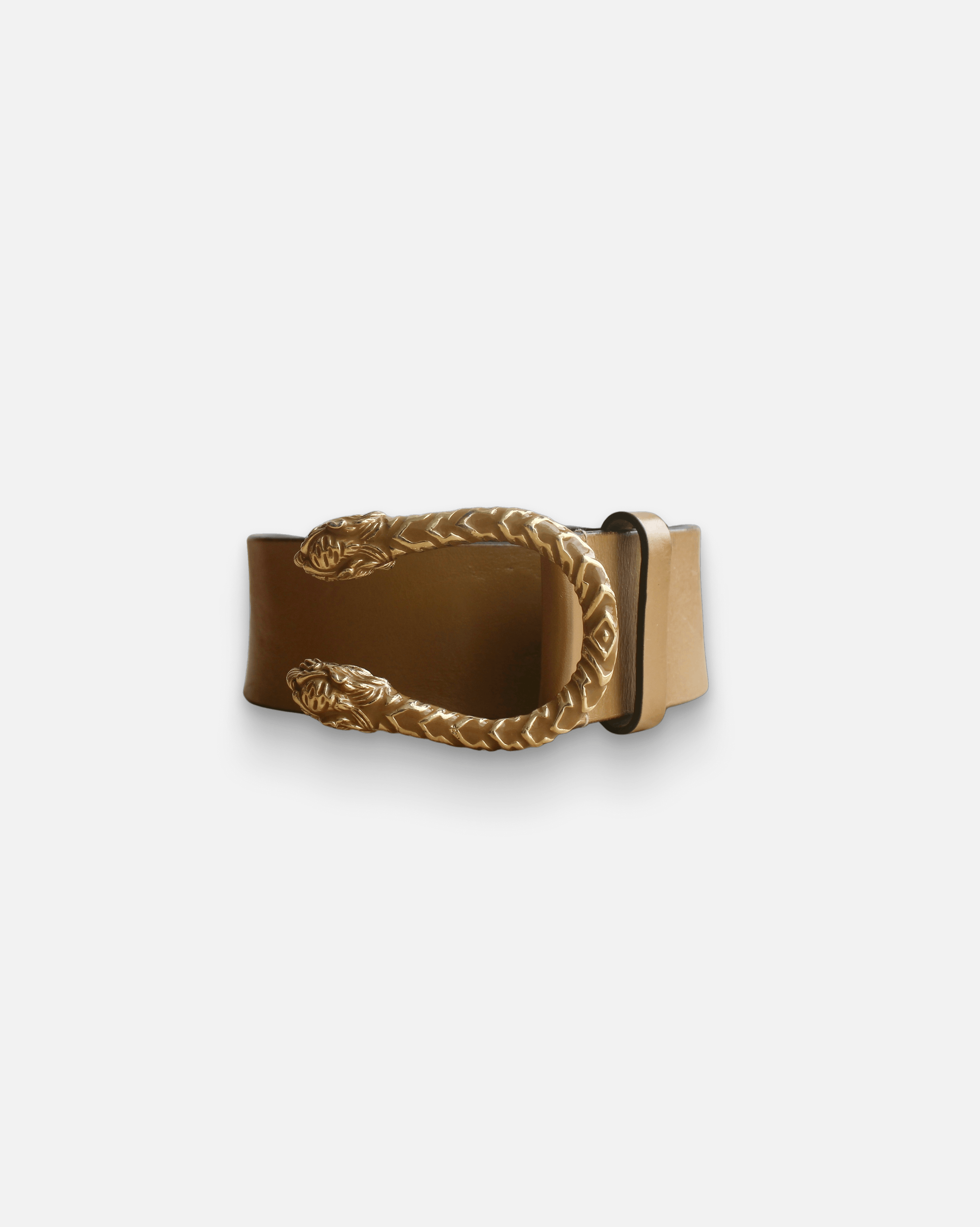 Gucci Gucci Tom Ford Tan Leather Dionysus Belt Size 34 - 1 Thumbnail