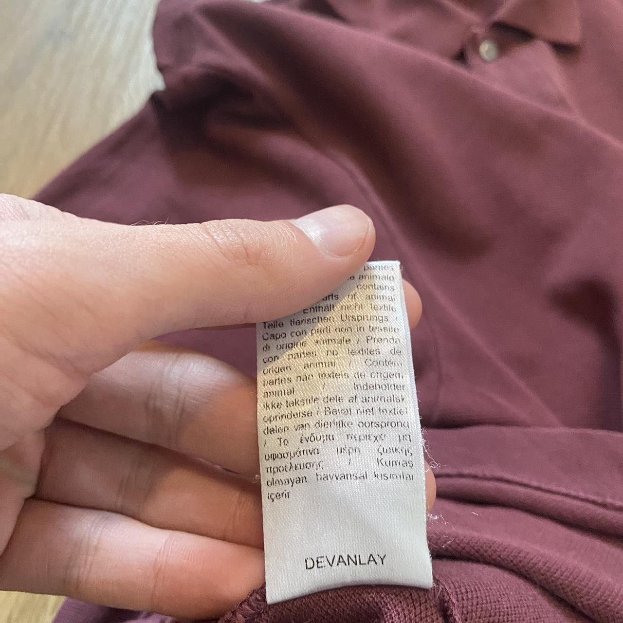 Lacoste Burgundy Lacoste polo shirt polo Size US L / EU 52-54 / 3 - 6 Thumbnail