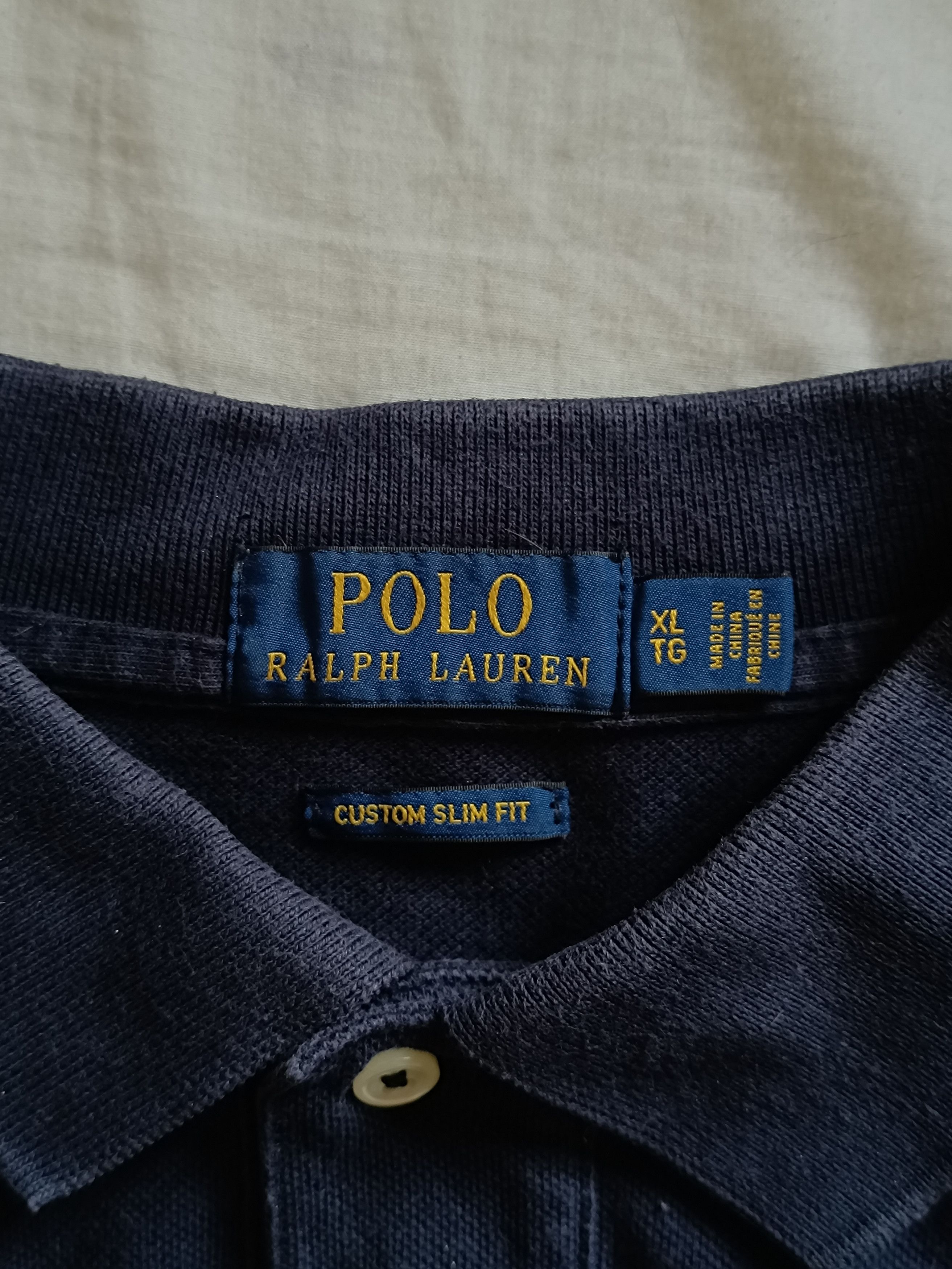 Polo Ralph Lauren × Ralph Lauren Navy/ Polo Ralph Lauren/ polo shirt Size US XL / EU 56 / 4 - 4 Thumbnail
