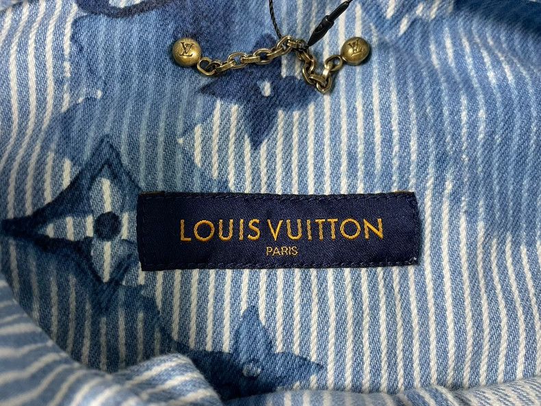 Louis Vuitton Louis Vuitton Ink Denim Jacket Size US XL / EU 56 / 4 - 3 Thumbnail