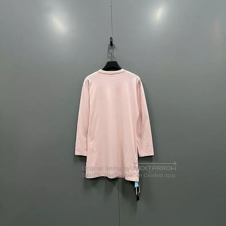 Miu Miu Miu Miu Size M Pink small logo long sleeve dress Size M / US 6-8 / IT 42-44 - 2 Thumbnail