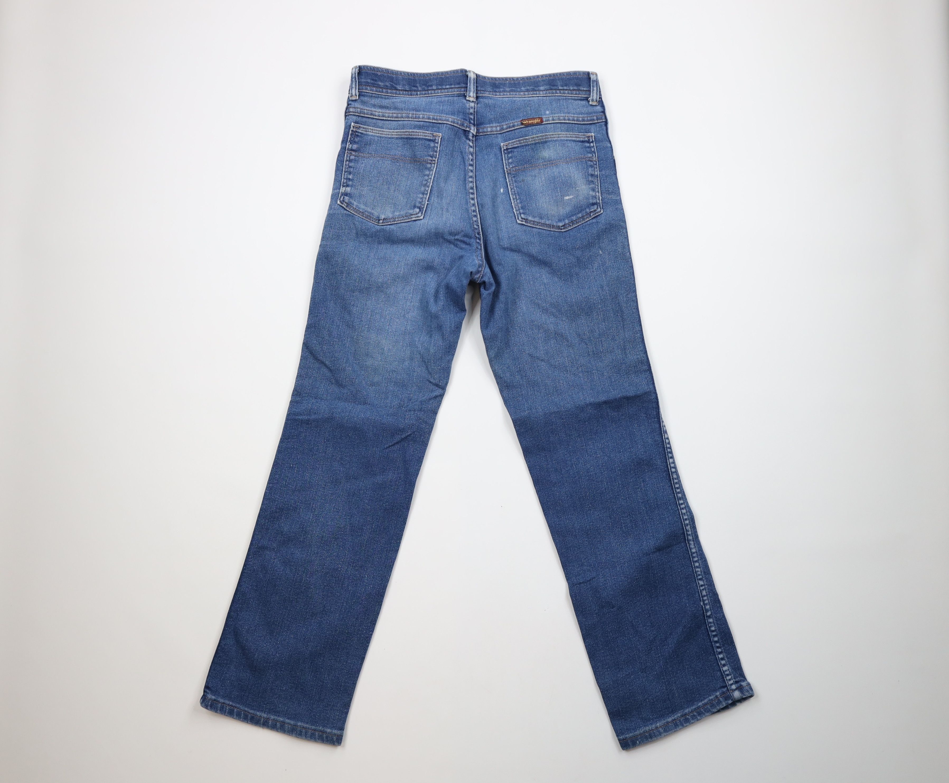 Vintage × Wrangler Vintage 70s Wrangler Flared Bootcut Denim Jeans Blue USA Size US 32 / EU 48 - 11 Thumbnail