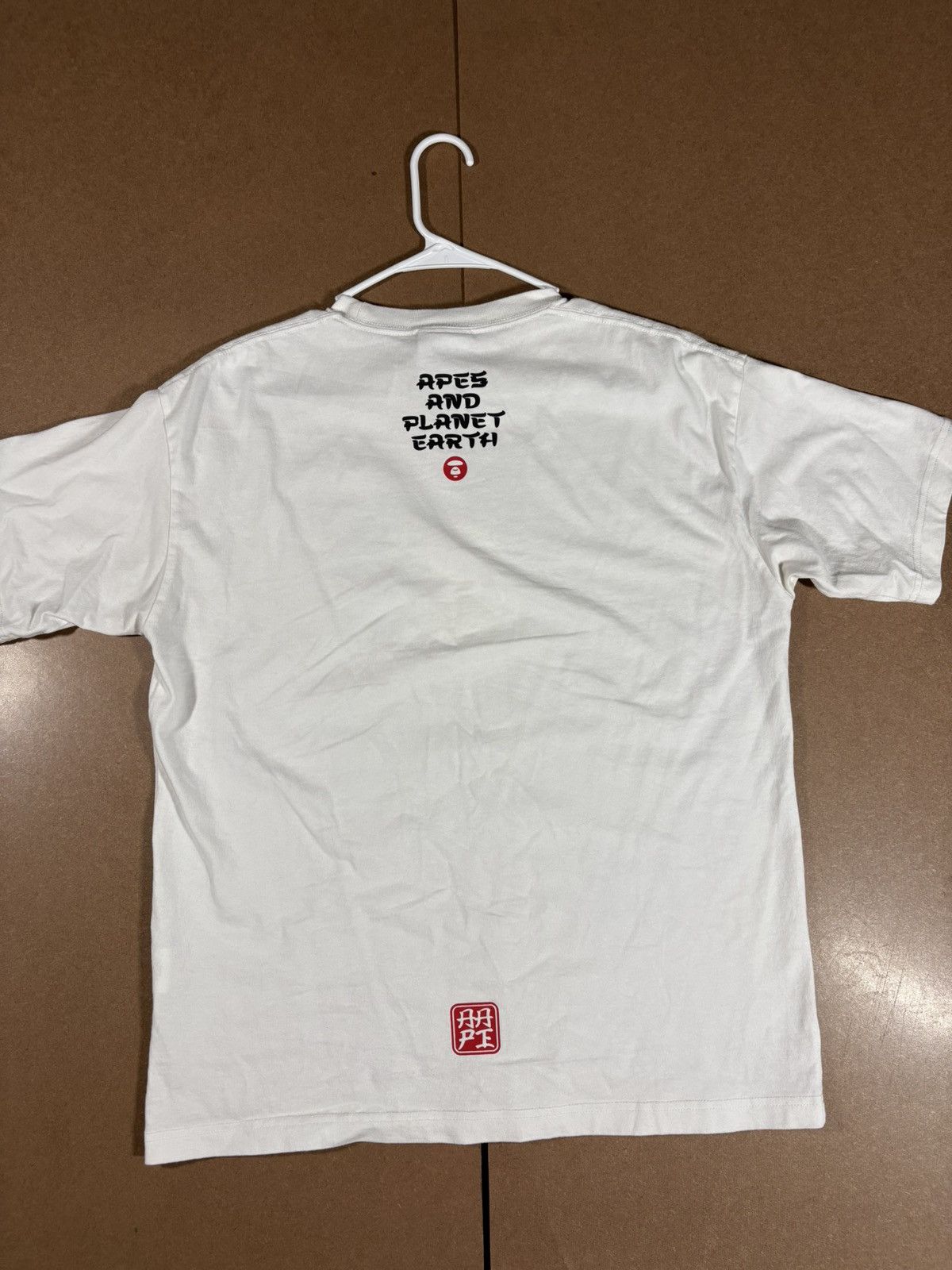 Aape AAPE Universe Japan Exclusive Graphic Tee White Medium Size US M / EU 48-50 / 2 - 5 Thumbnail