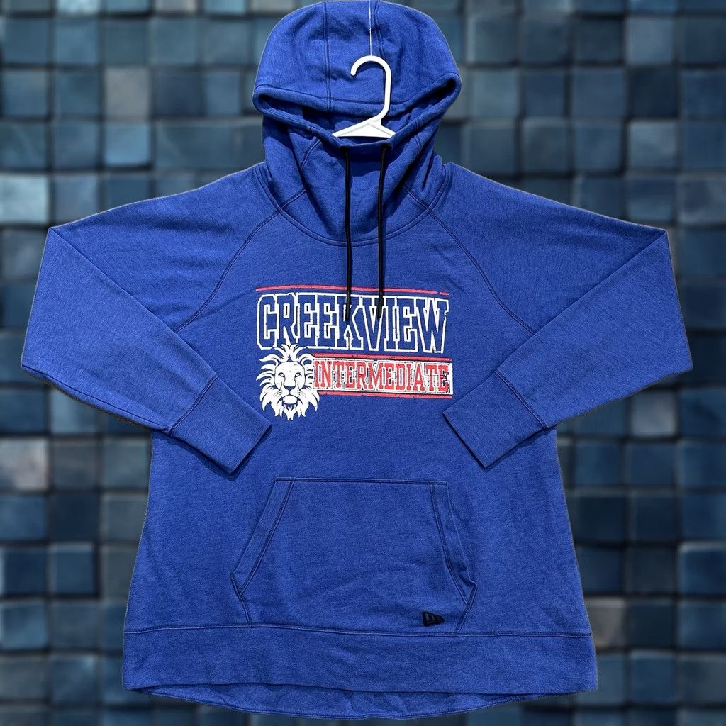 New Era New Era Hoodie Creekview Intermediate School Blue 2XL Womens EUC Size XXL / US 16-18 / IT 52-54 - 1 Thumbnail