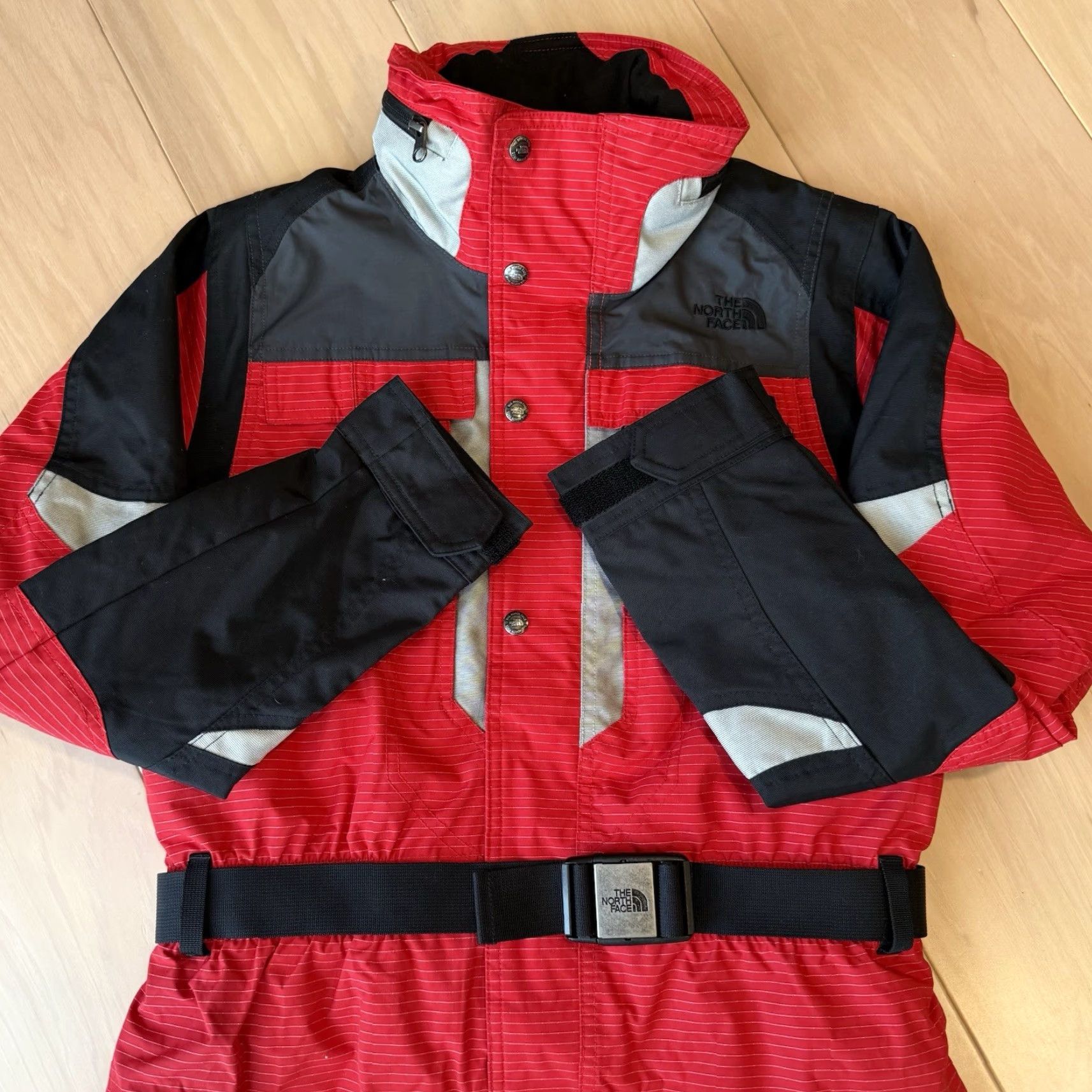 The North Face VINTAGE North Face Steep Tech Jacket Women's Small Red Full Zip Ski Winter Rendezous Size S / US 4 / IT 40 - 5 Thumbnail