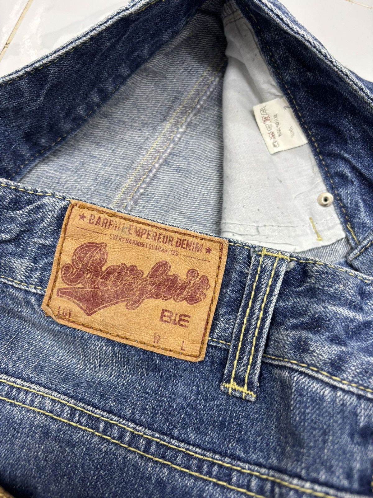 GOSTAR DE FUGA × Hysteric Glamour × Japanese Brand Y2K Barfait Empereur Flare Jeans Patchwork Japanese Denim Size US 30 / EU 46 - 11 Thumbnail