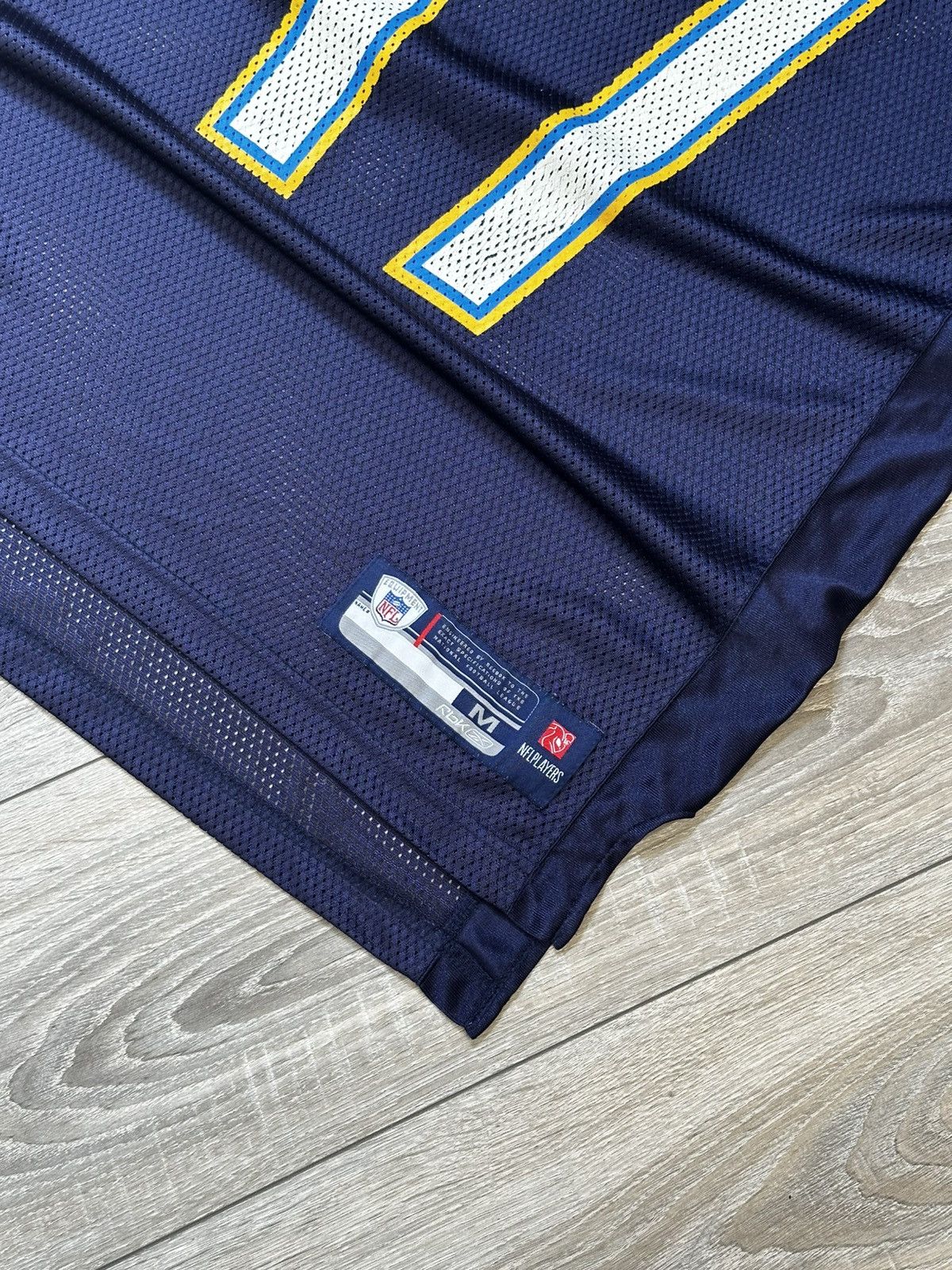 NFL Reebok Philip Rivers Chargers Jersey Tee Blue Size US M / EU 48-50 / 2 - 4 Thumbnail