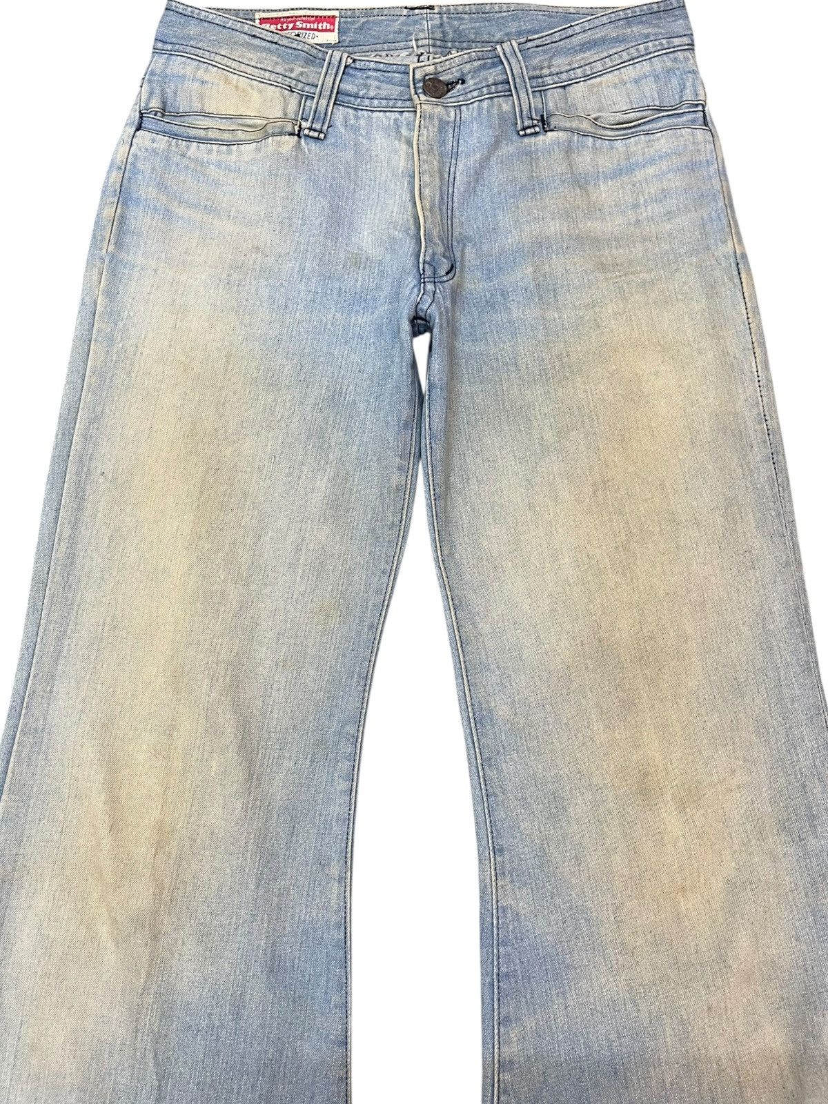Beauty Beast × Japanese Brand Vintage Betty Smith Flare Bell Bottom Mudwash Denim Size US 29 - 2 Thumbnail