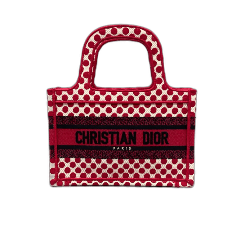 Dior Dior Mini Tote Bag with Polka Dots Size ONE SIZE - 1 Thumbnail