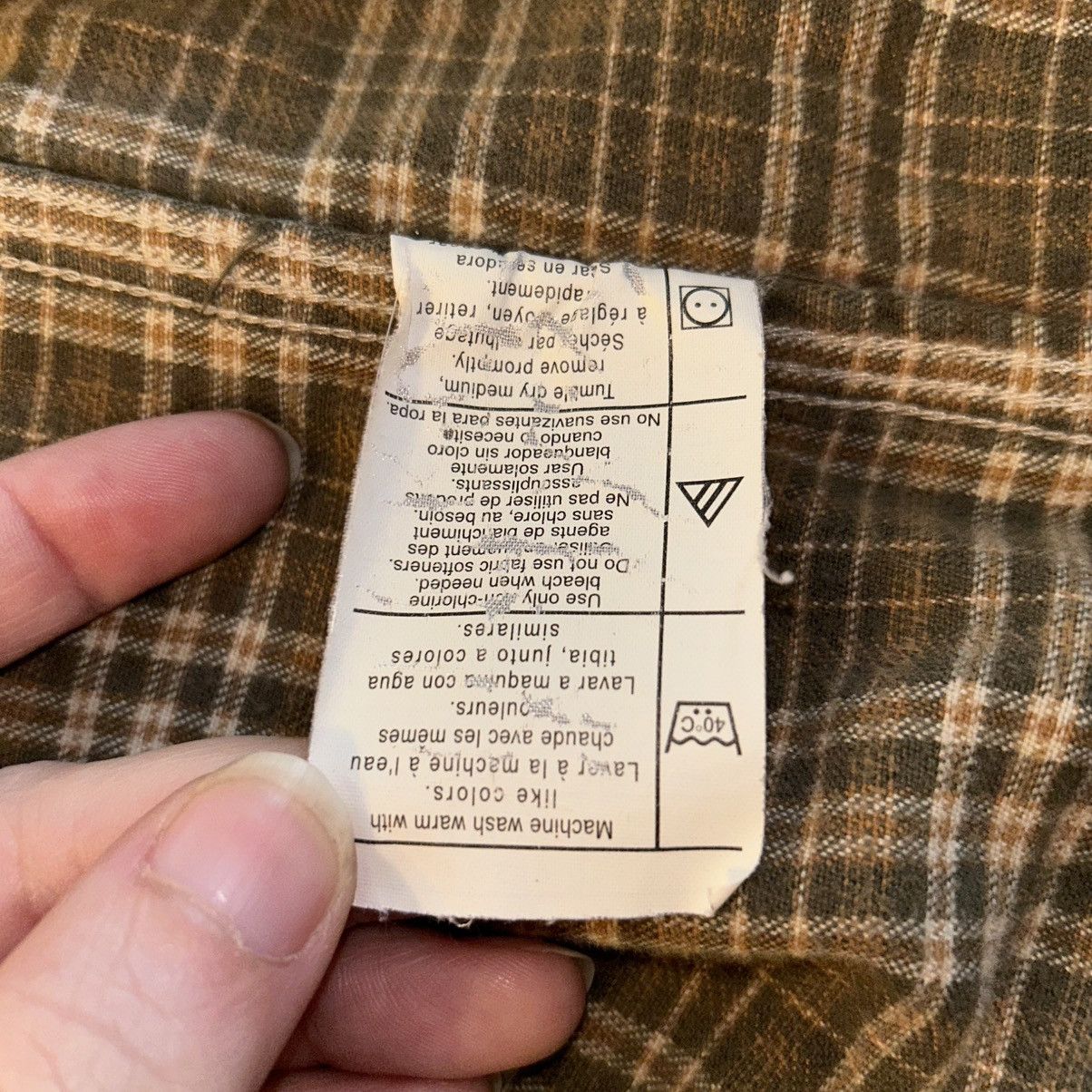 Carhartt Carhartt vintage tan canvas shacket flannel lined L Tall Size US L / EU 52-54 / 3 - 5 Thumbnail