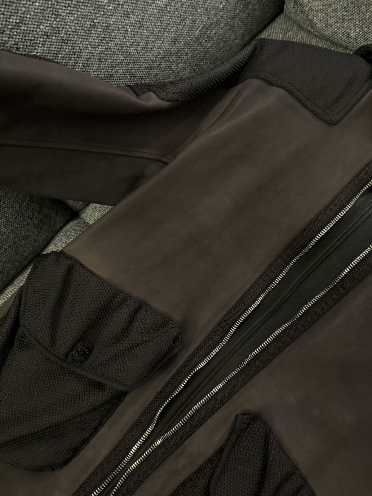 Stone Island Stone Island Leather-TC Modified Panama 6/3 HT Nylon jacket Size US M / EU 48-50 / 2 - 14 Thumbnail