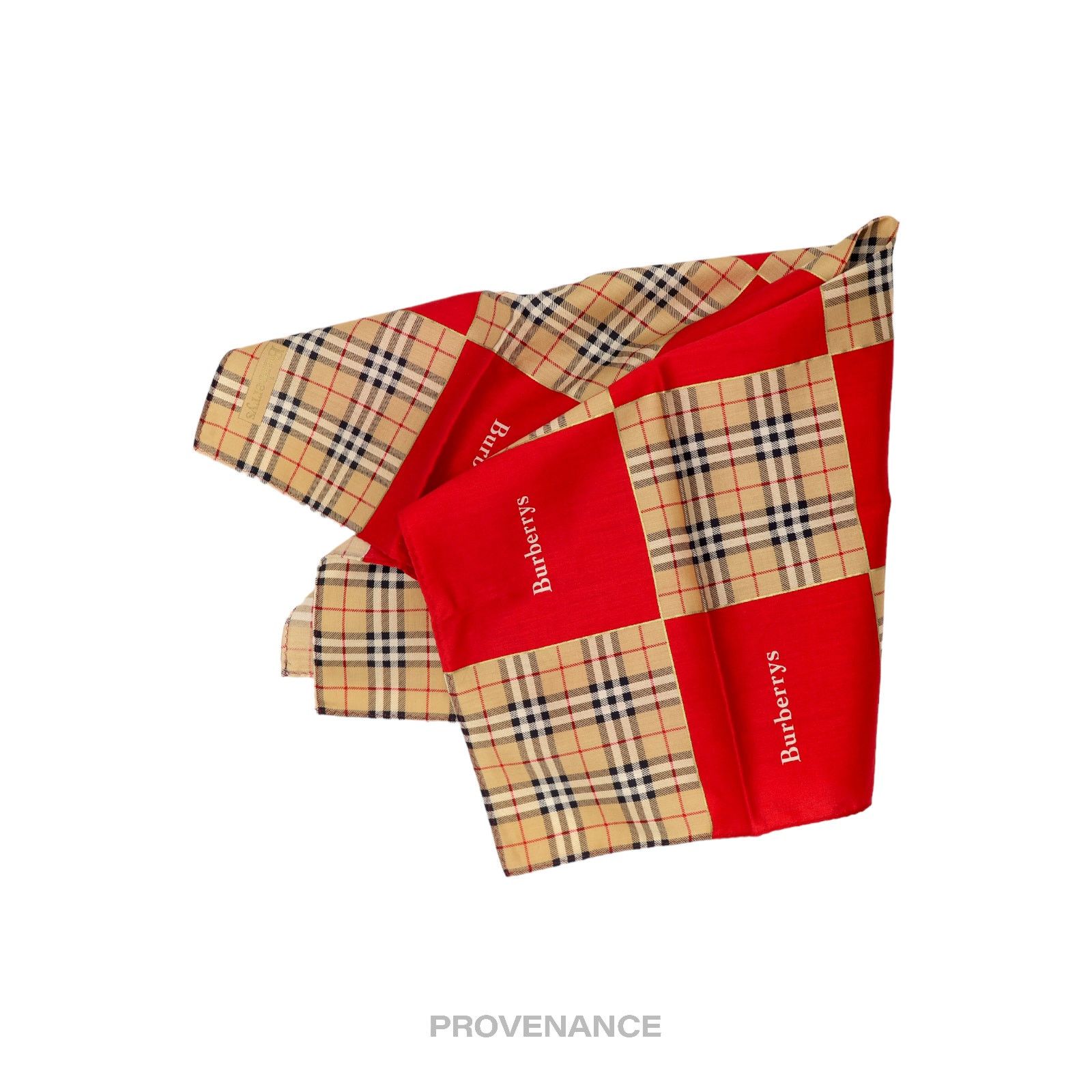 Burberry 🔴 Burberry Nova Check Logo Scarf 50 - Burberrys Checkered Size ONE SIZE - 5 Thumbnail