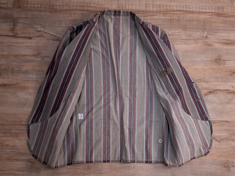 Yohji Yamamoto Yohji Yamamoto Washed cotton color-block striped four-pocke Size US M / EU 48-50 / 2 - 6 Thumbnail