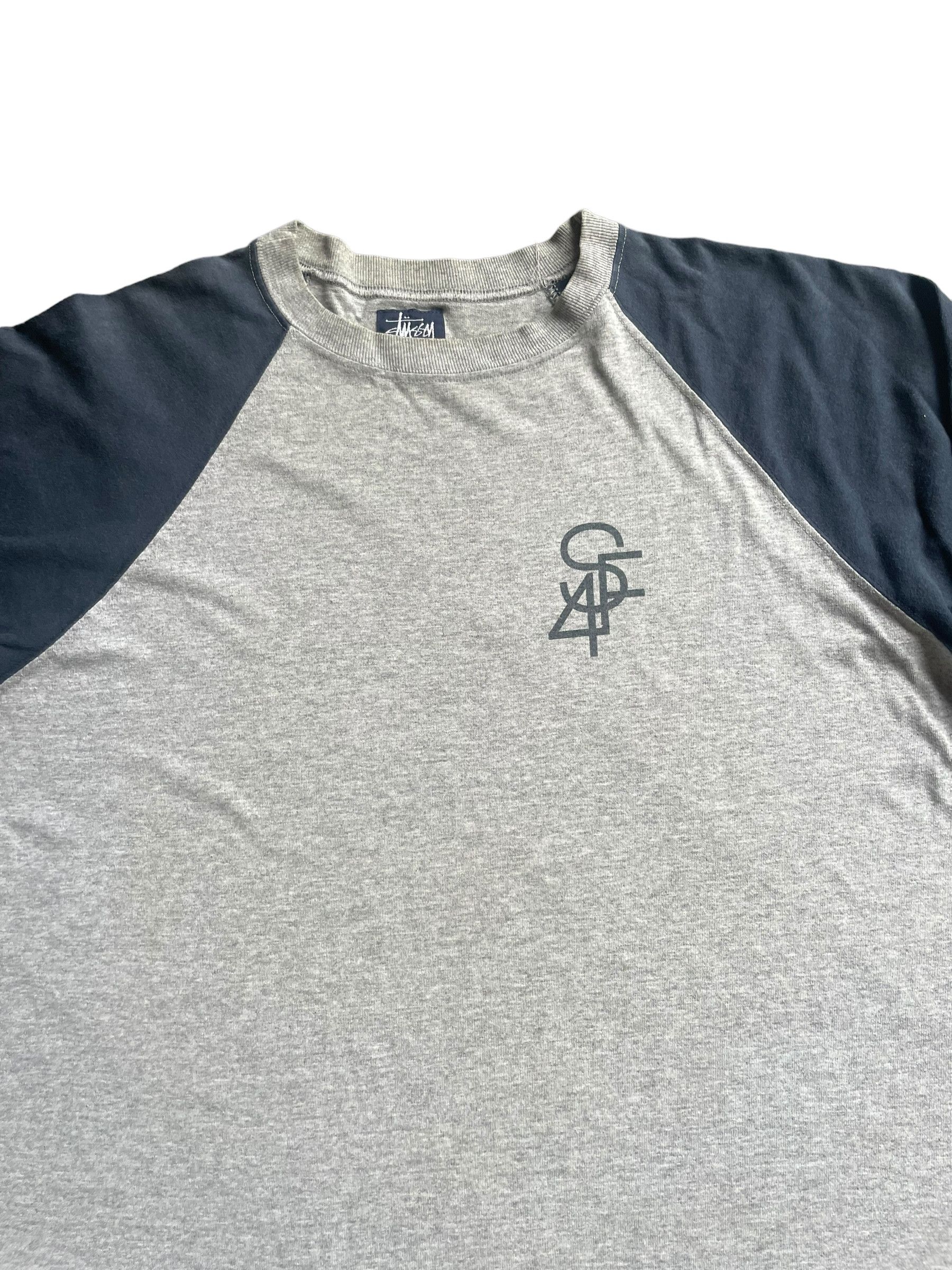 Stussy Vintage Stussy Raglan Tshirt Size US L / EU 52-54 / 3 - 3 Thumbnail