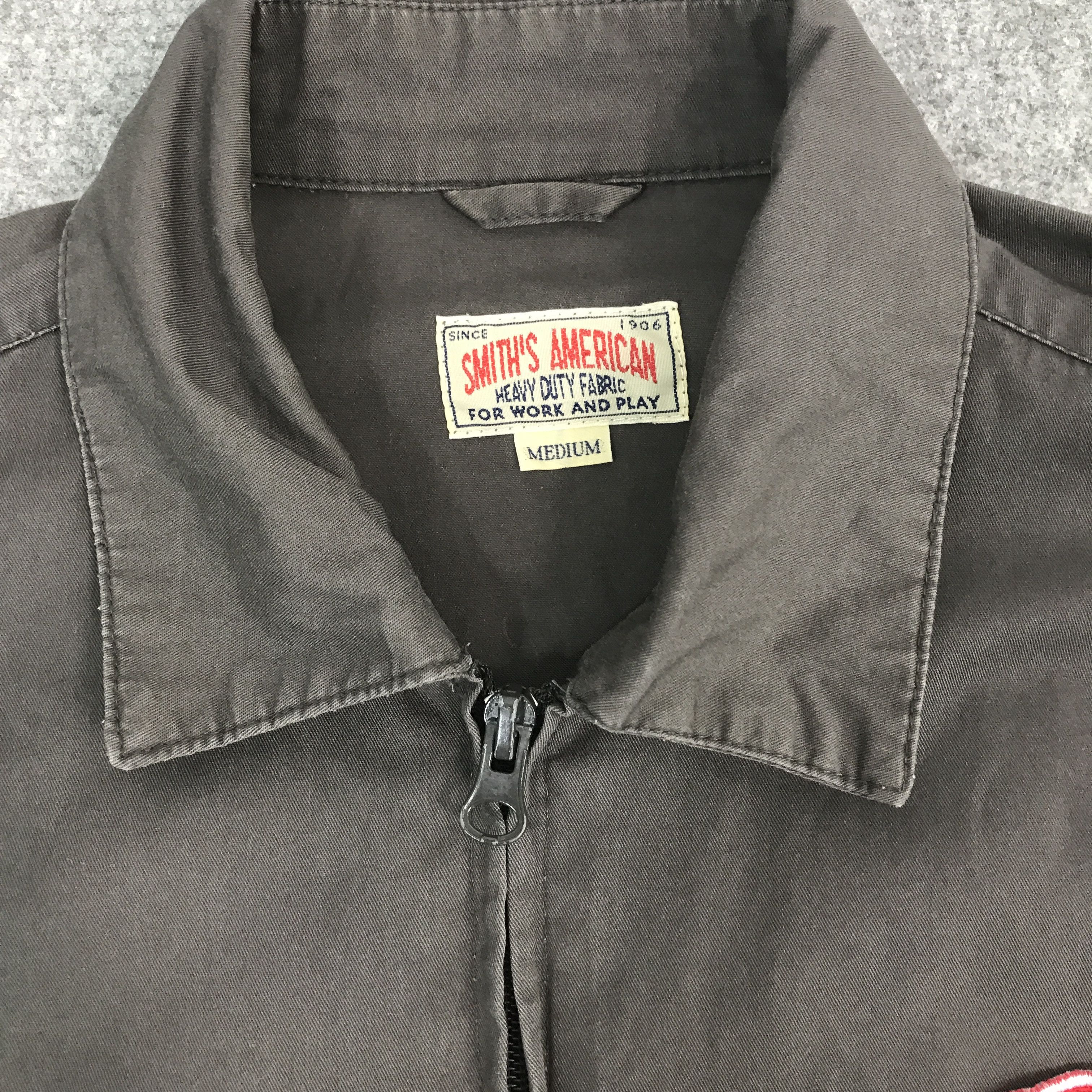 Smith's American Rare Smiths American Brooklyn NY Zipper Worker Jacket Size US S / EU 44-46 / 1 - 8 Thumbnail