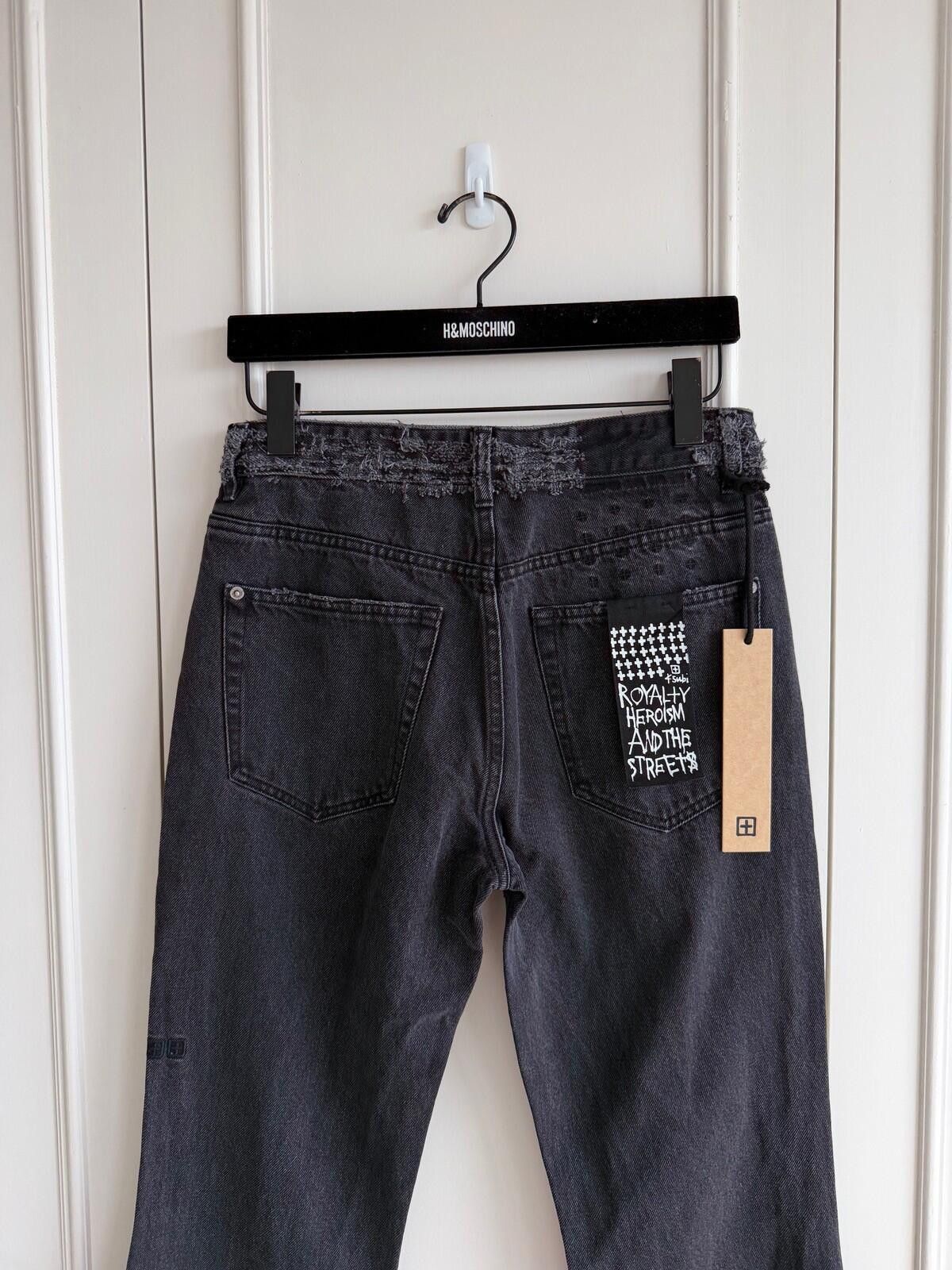 Ksubi new Ksubi mens jeans bronko asher black trashed 32 denim Size US 32 / EU 48 - 6 Thumbnail