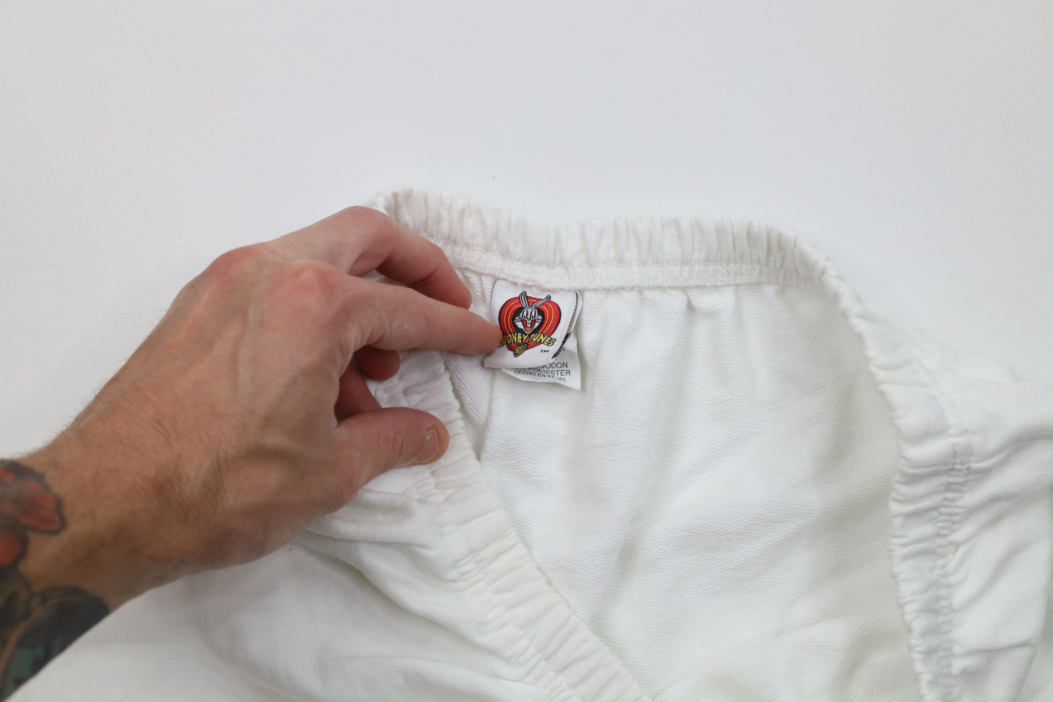 Vintage Vintage 90s Looney Tunes Hip Hop Tweety Bird Shorts USA Size 28" / US 6 / IT 42 - 7 Thumbnail