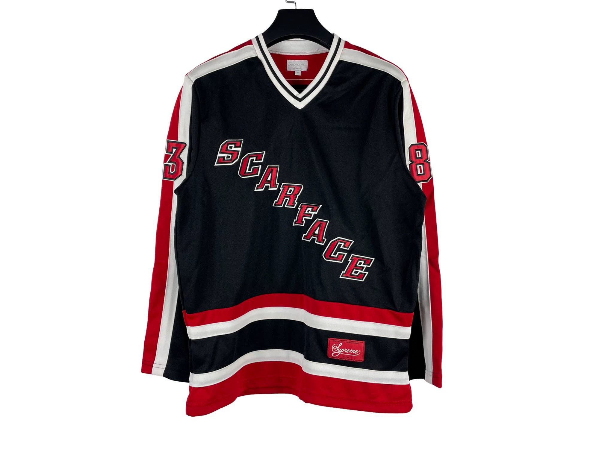 Supreme Supreme 17FW Scarface Hockey Jersey Black Red Size US M / EU 48-50 / 2 - 1 Thumbnail
