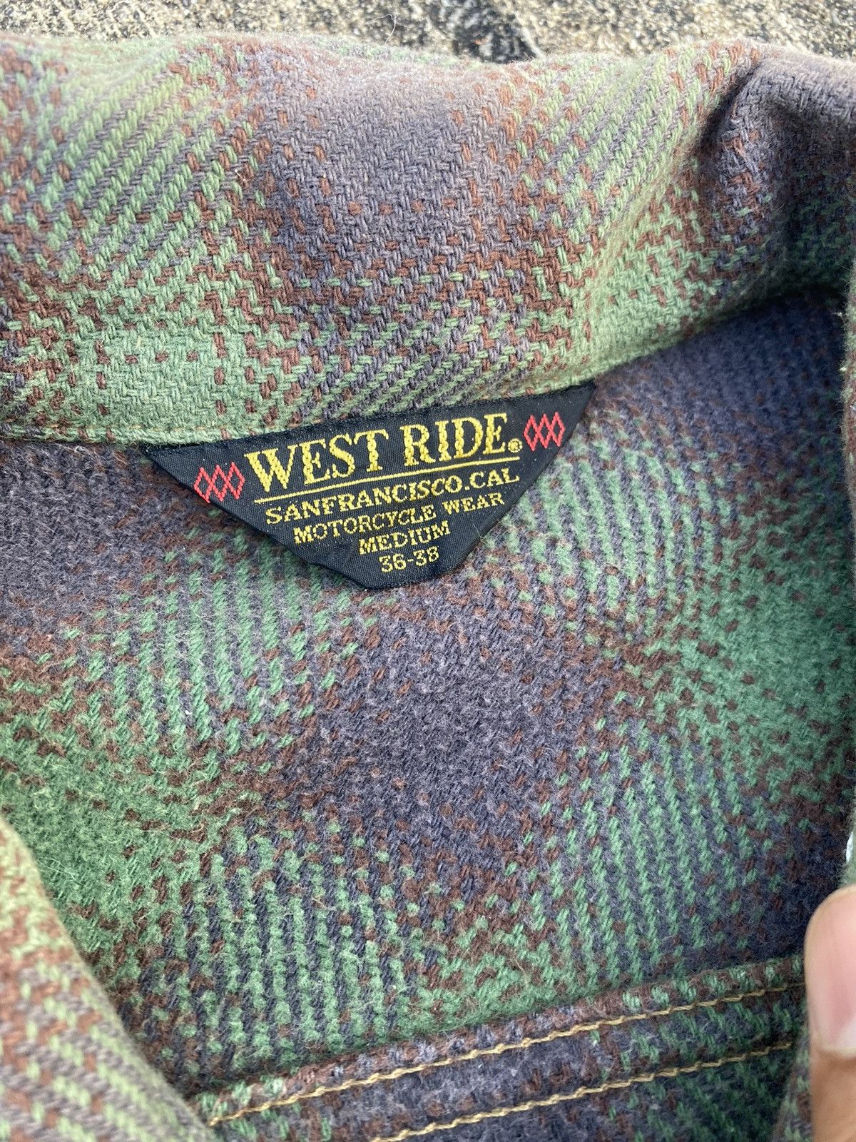 Vintage Vintage West Ride Made In Japan Flannel Shirt Size US M / EU 48-50 / 2 - 8 Thumbnail