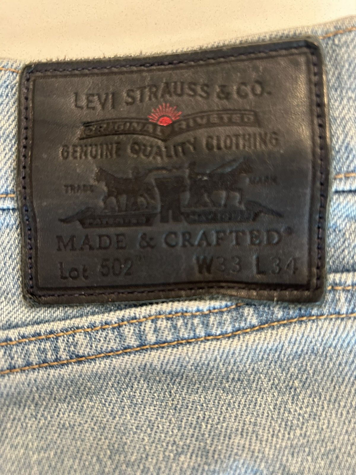 Levi's Made & Crafted Japanese Made x Levi’s Colored Patchwork Size US 33 - 3 Thumbnail