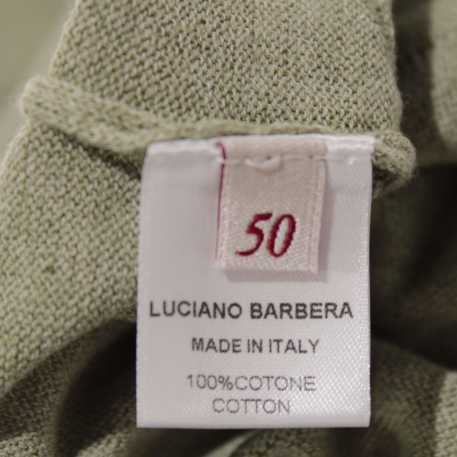 Luciano Barbera Luciano Barbera Sweater Size US M in Green Size US M / EU 48-50 / 2 - 8 Thumbnail