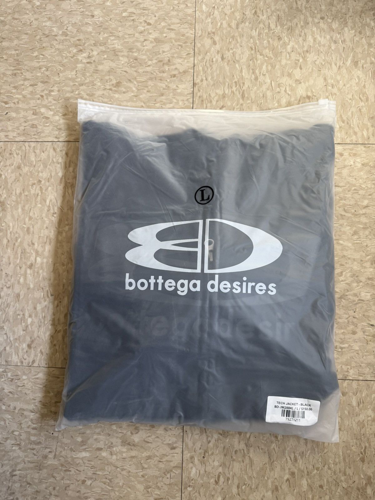 Bottega Desires Bottega Desires Black Tech Hoodie Size US L / EU 52-54 / 3 - 1 Thumbnail