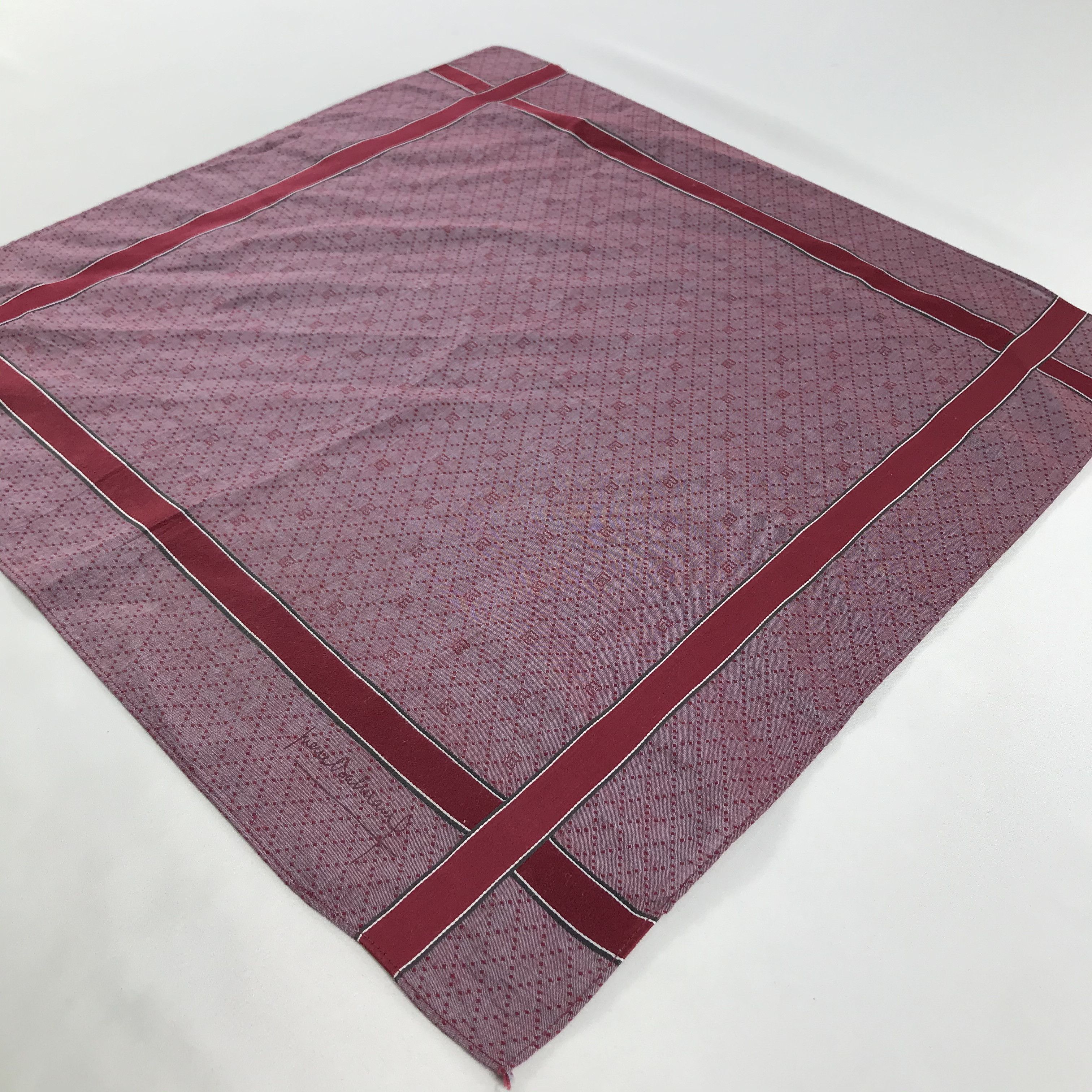 Pierre Balmain × Vintage Pierre Balmain Bandana / Handkerchief / Neckerchief - S1841 Size ONE SIZE - 2 Thumbnail