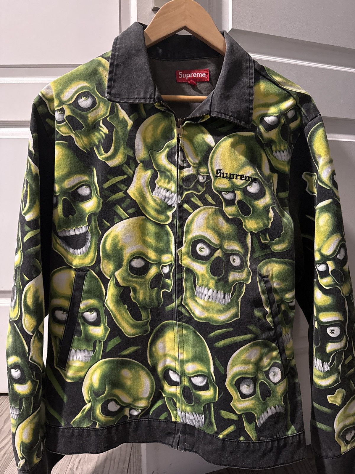 Supreme Skull Pile Work Jacket | Grailed