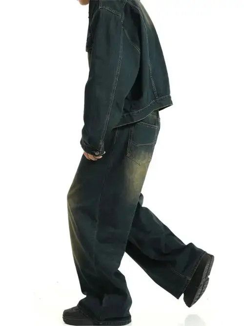Designer × Japanese Brand × Jean Retro Skater Baggy Jeans Size US 30 / EU 46 - 4 Thumbnail