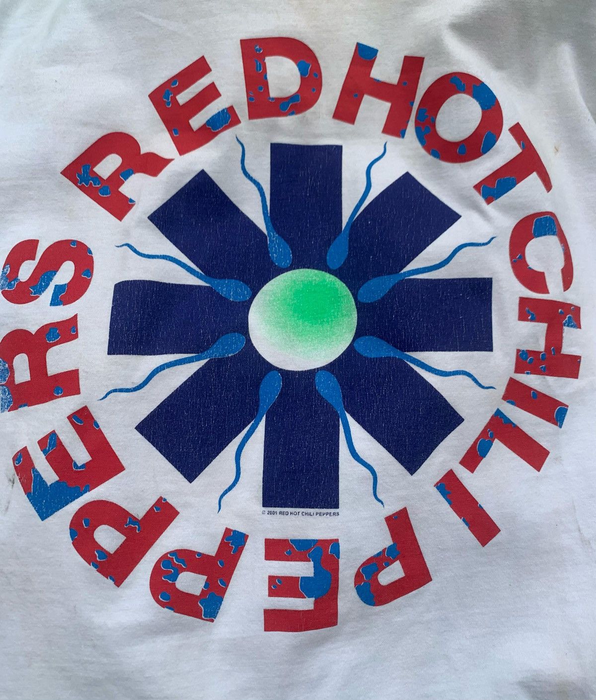Band Tees Vintage Red Hot Chili Peppers Raglan Tee (1998 / 2001) Size US L / EU 52-54 / 3 - 2 Thumbnail
