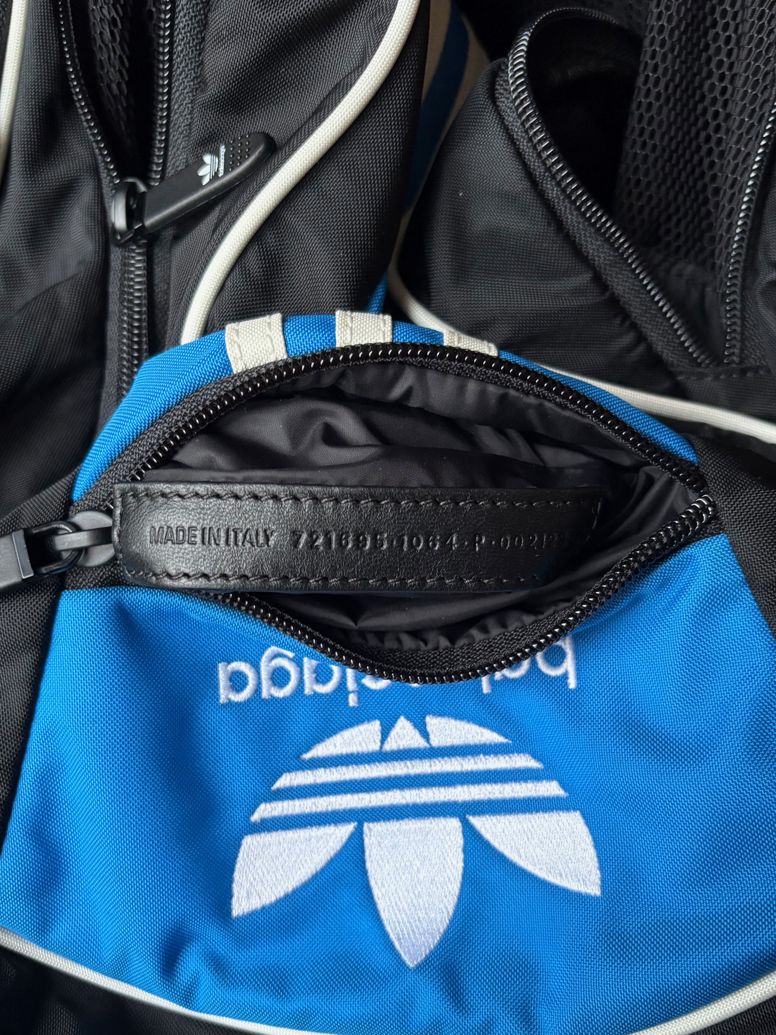 Balenciaga Balenciaga x Adidas backpack recycled nylon backpack Size ONE SIZE - 8 Thumbnail