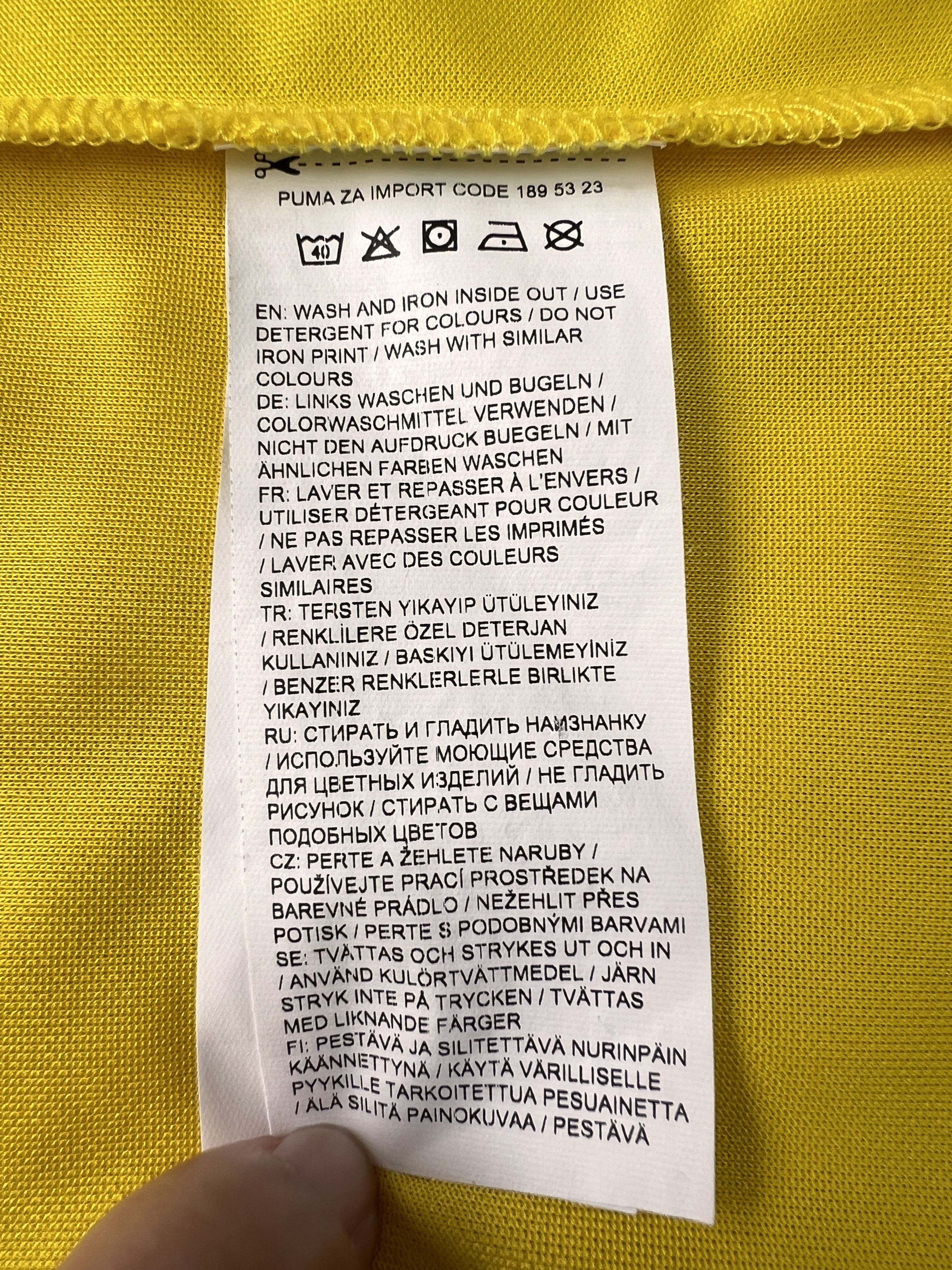 Puma Puma Dry Cell Long Sleeve Jersey Yellow #8 M Size US M / EU 48-50 / 2 - 16 Thumbnail