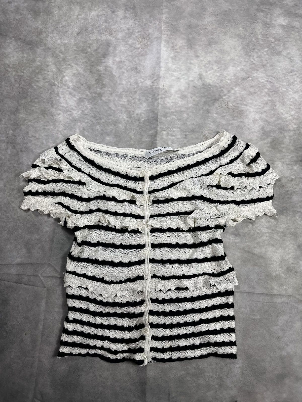 Dior Christian Dior Boutique 2010 silk john galliano Button Top Size M / US 6-8 / IT 42-44 - 5 Thumbnail
