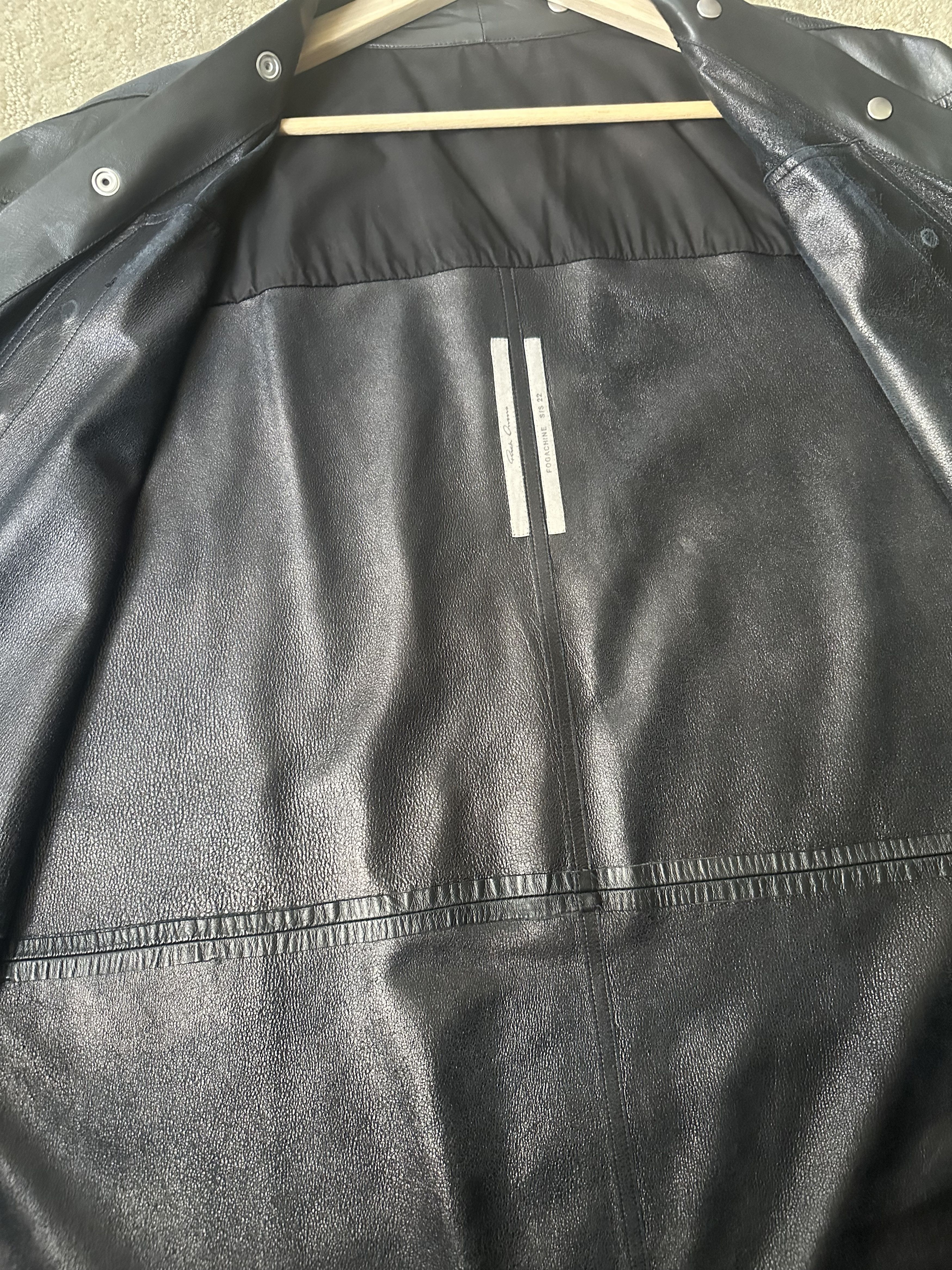 Rick Owens Rick Owens Fogachine SS22 Fogpocket Magnum Lambskin Size US XL / EU 56 / 4 - 5 Thumbnail