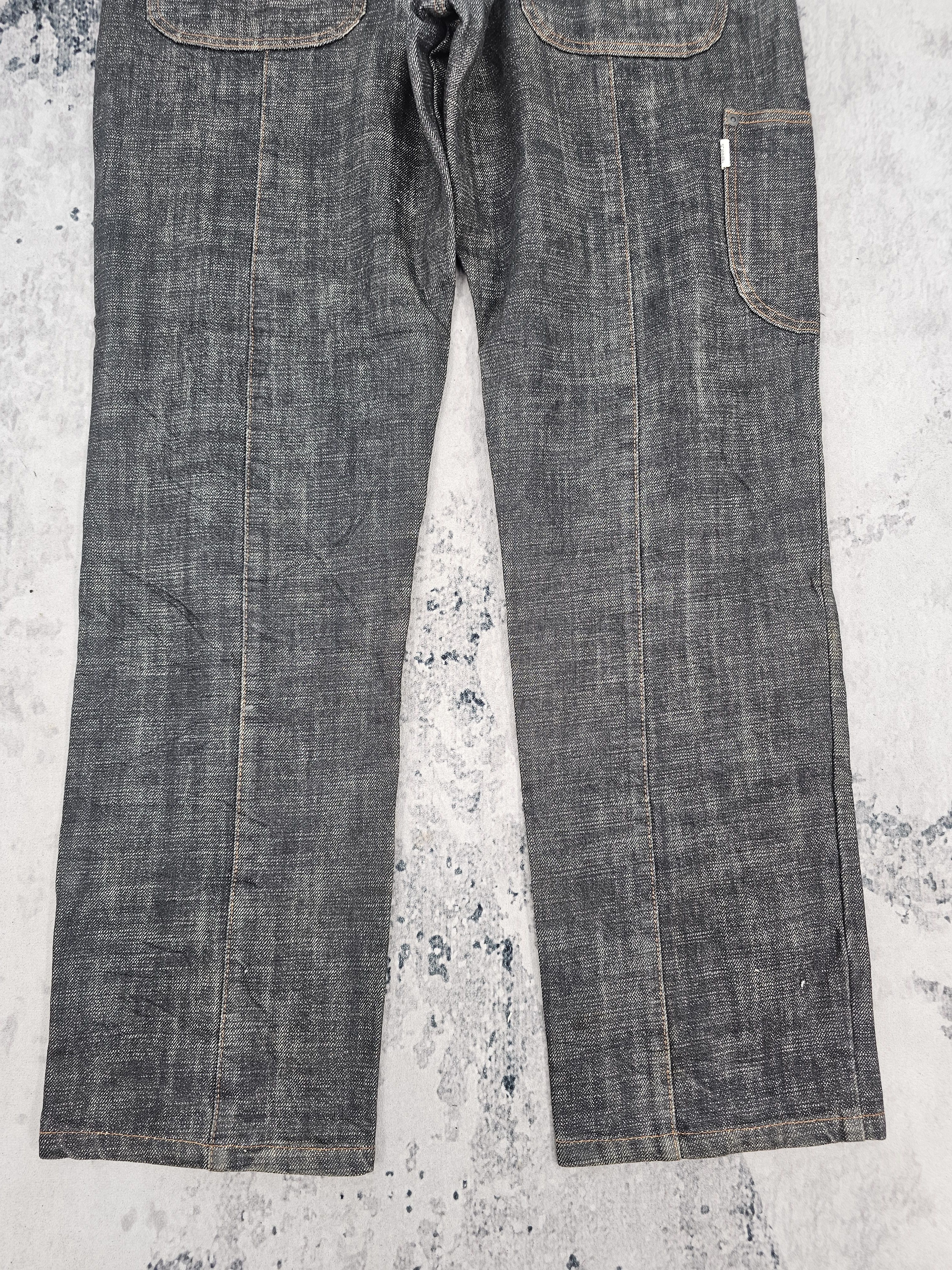 Japanese Brand SCANNER Multi Pockets Carpenter Workwear Jeans JB0277 Size US 35 - 4 Thumbnail