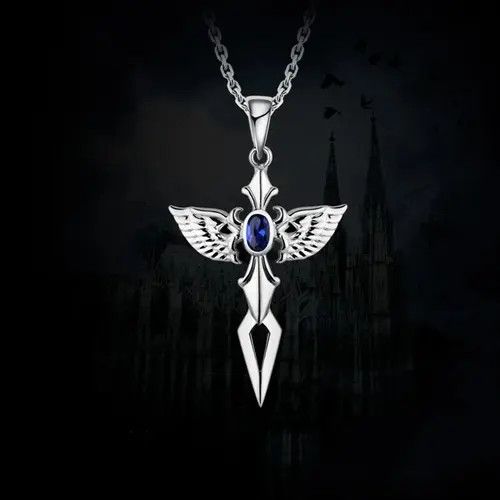 Jewelry Blue Zircon Pendant Necklace Size ONE SIZE - 4 Thumbnail
