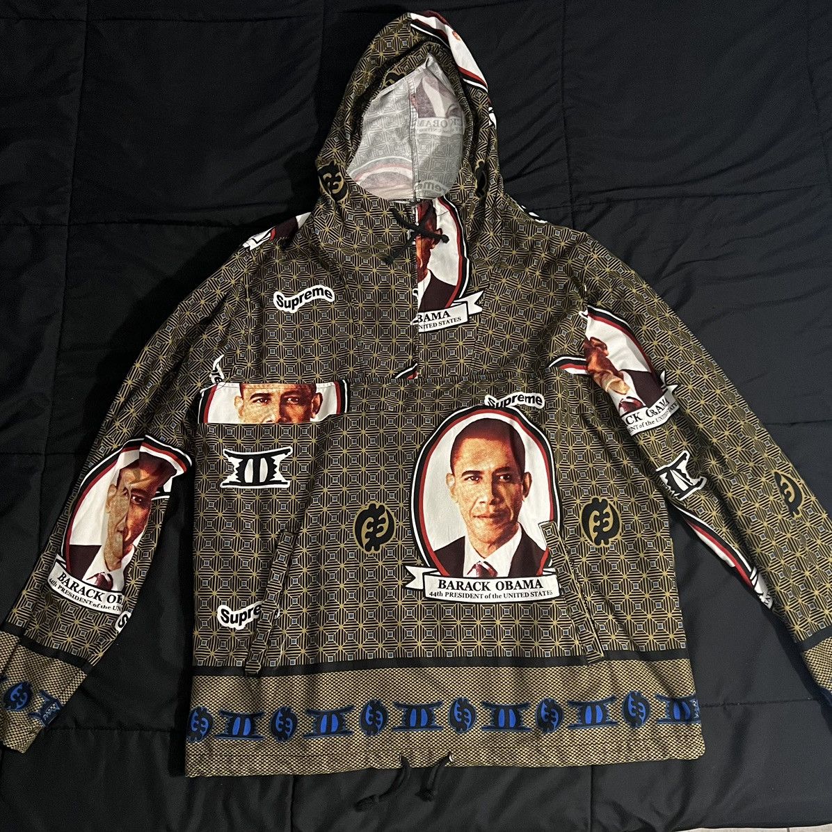 ワンピなど最旬ア！ Anorak Supreme 新品 オバマ Supreme - Obama ...