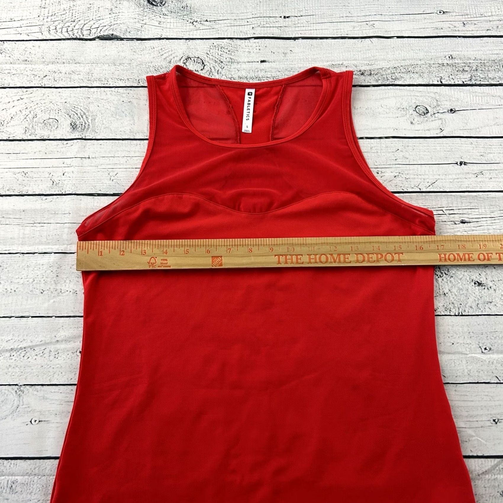 Fabletics Fabletics Sleeveless Tank Top Women's Small Red Yoga Athletic Tank Shirt Sleeveless Scoop Neck Activewear Women S Red Fabletics Size S / US 4 / IT 40 - 4 Thumbnail
